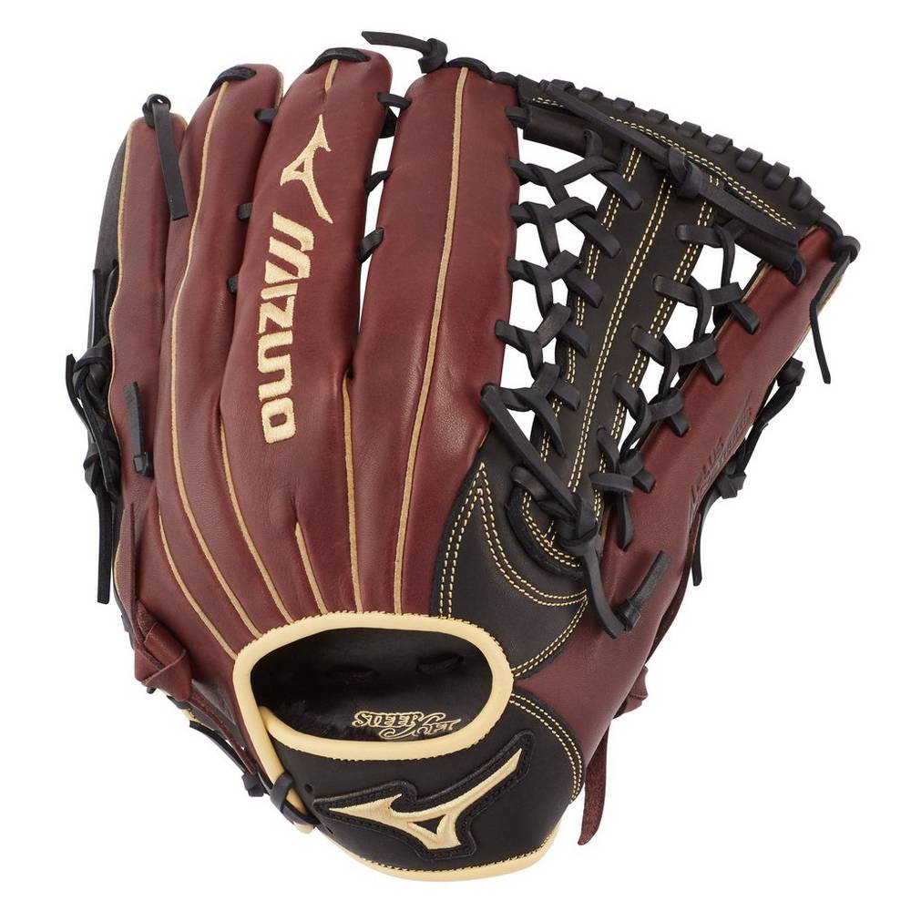 Guantes De Beisbol Mizuno MVP Prime Outfield 12.75" Hombre Negras Rosas España OKZJ-35682